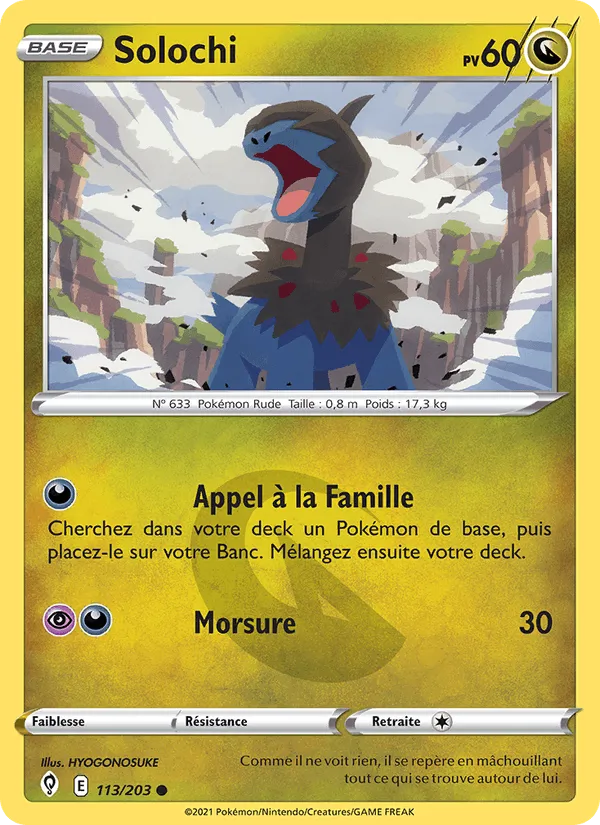 Solochi · Évolution Céleste 113/203