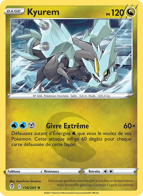 Kyurem · Évolution Céleste 116/203