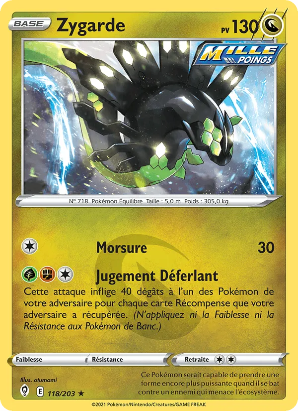 Zygarde · Évolution Céleste 118/203