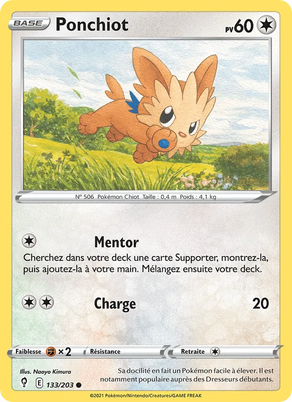 Ponchiot · Évolution Céleste 133/203