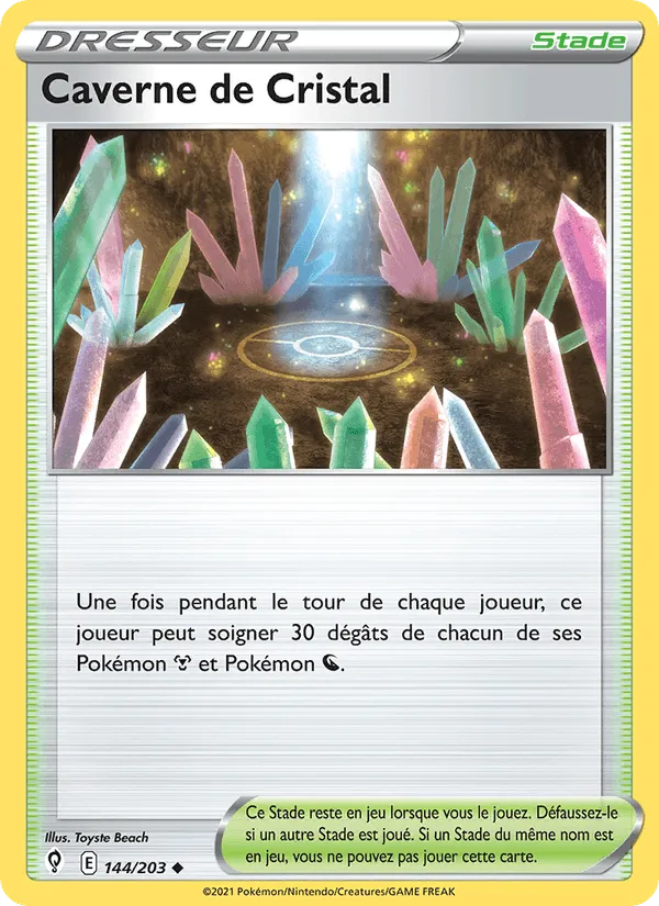 Caverne de Cristal · Évolution Céleste 144/203