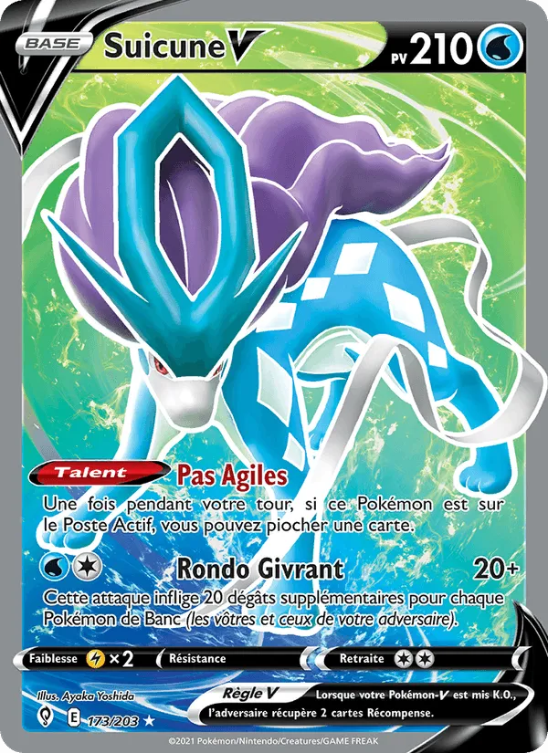 Suicune V · Évolution Céleste 173/203