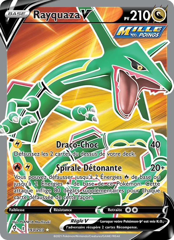 Rayquaza V · Évolution Céleste 193/203
