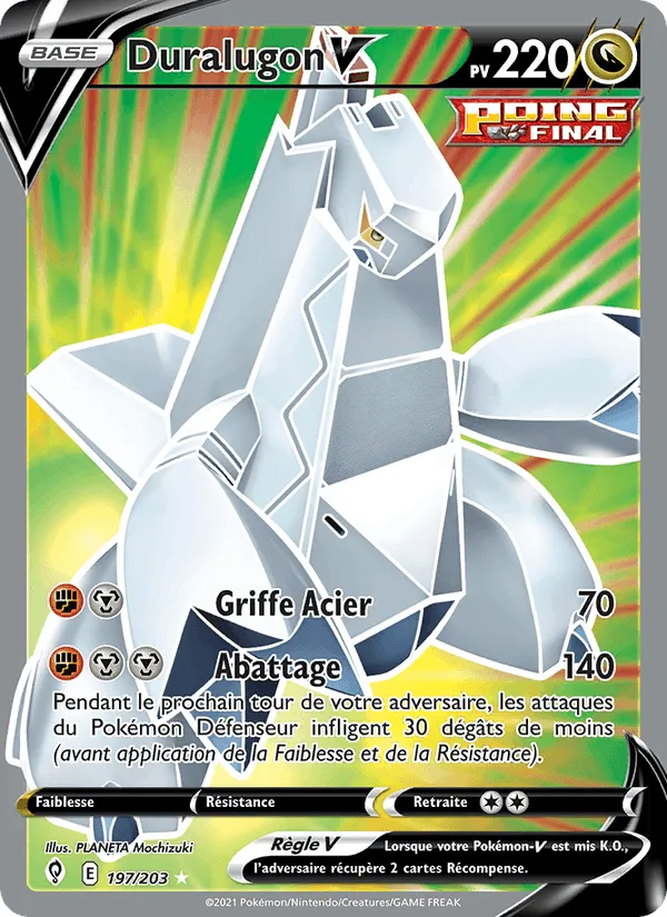 Duralugon V · Évolution Céleste 197/203