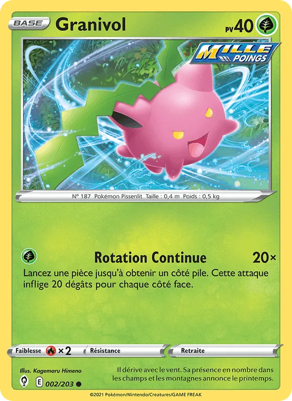 Granivol · Évolution Céleste 2/203