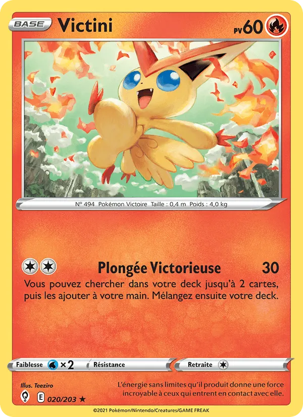 Victini · Évolution Céleste 20/203