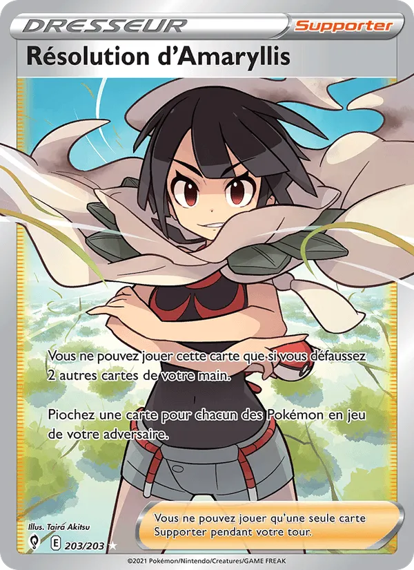 Résolution d'Amaryllis · Évolution Céleste 203/203