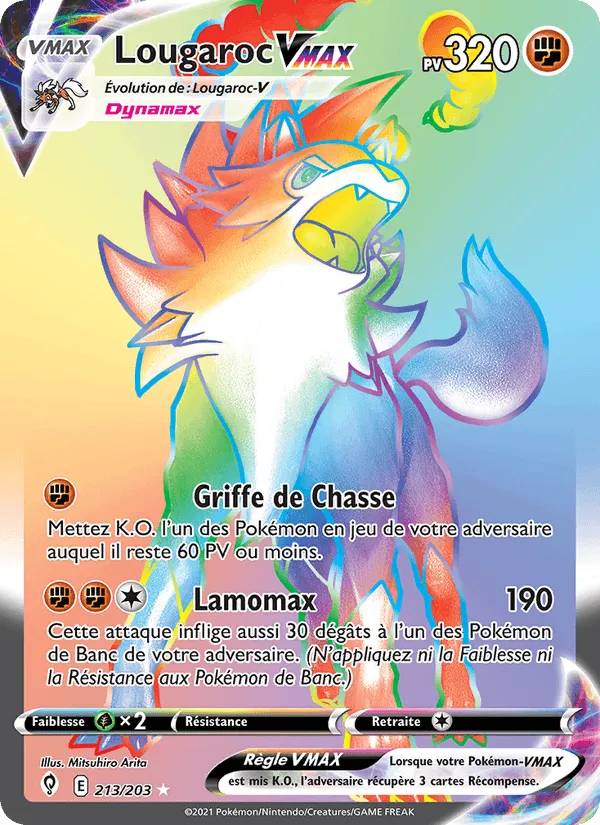 Lougaroc VMAX · Évolution Céleste 213/203