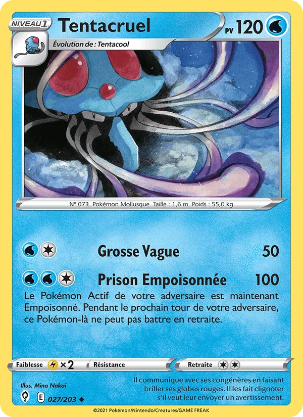 Tentacruel · Évolution Céleste 27/203