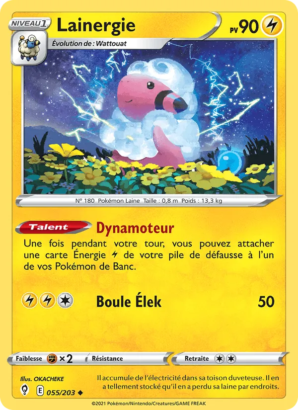 Lainergie · Évolution Céleste 55/203