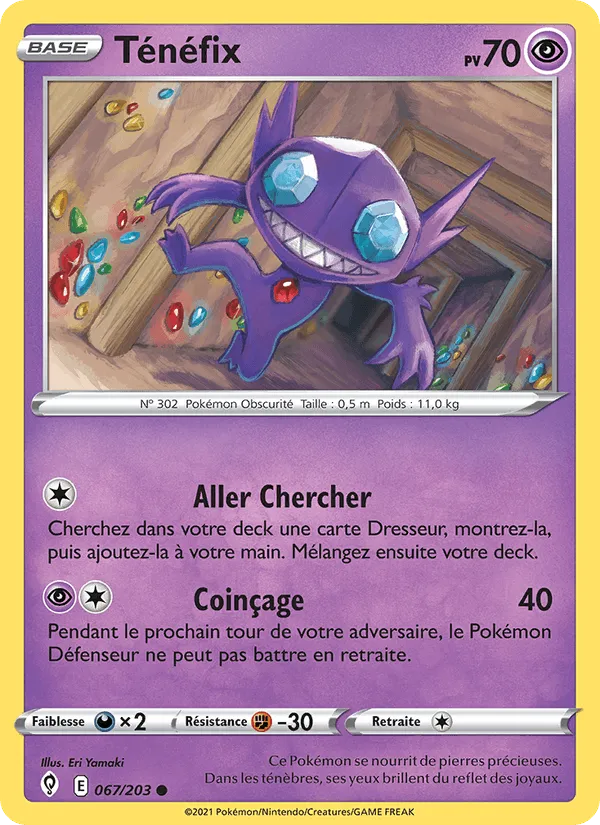 Ténéfix · Évolution Céleste 67/203