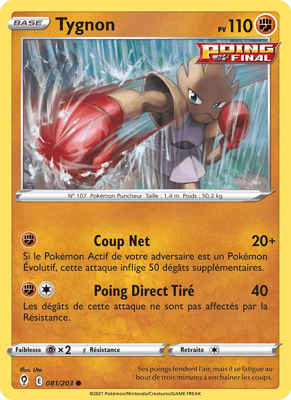 Tygnon · Évolution Céleste 81/203