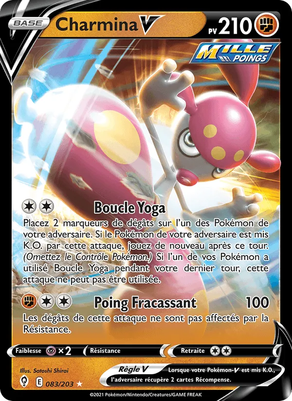 Charmina V · Évolution Céleste 83/203