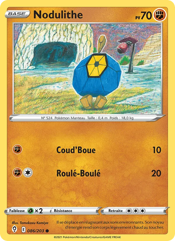 Nodulithe · Évolution Céleste 86/203