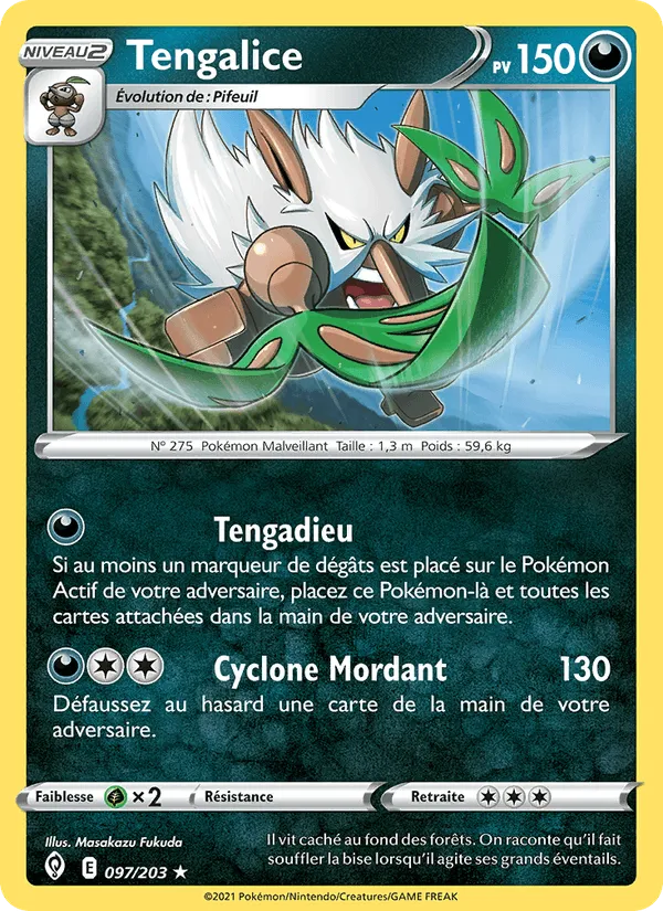 Tengalice · Évolution Céleste 97/203