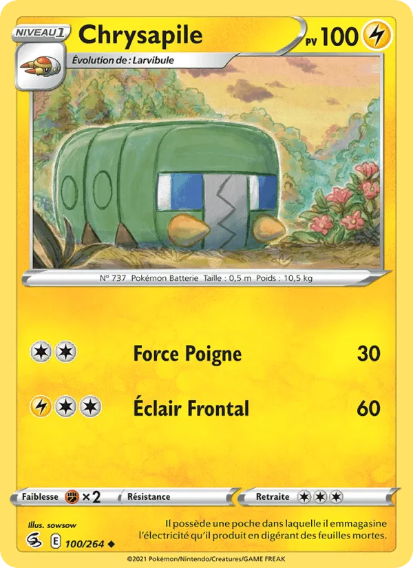 Chrysapile · Poing de Fusion 100/264