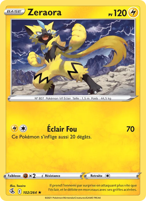 Zeraora · Poing de Fusion 102/264