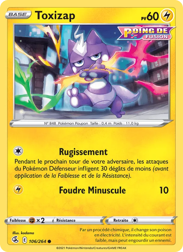 Toxizap · Poing de Fusion 106/264