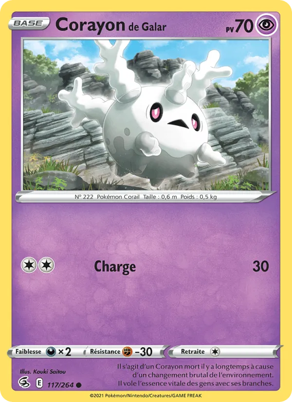 Corayon de Galar · Poing de Fusion 117/264