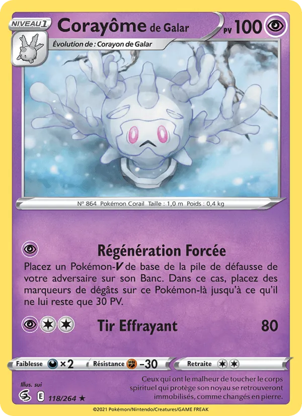 Corayôme de Galar · Poing de Fusion 118/264