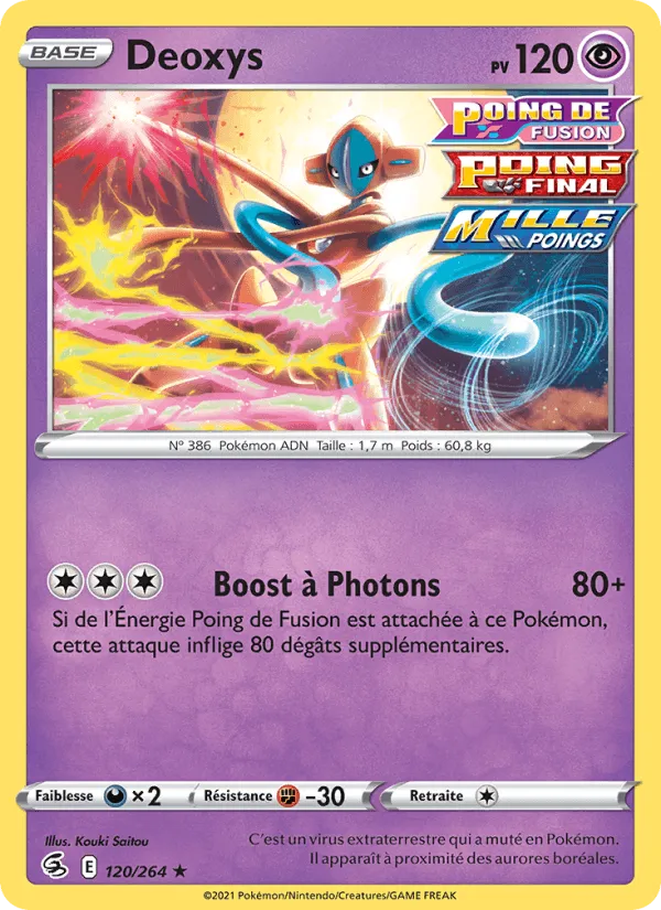 Deoxys · Poing de Fusion 120/264