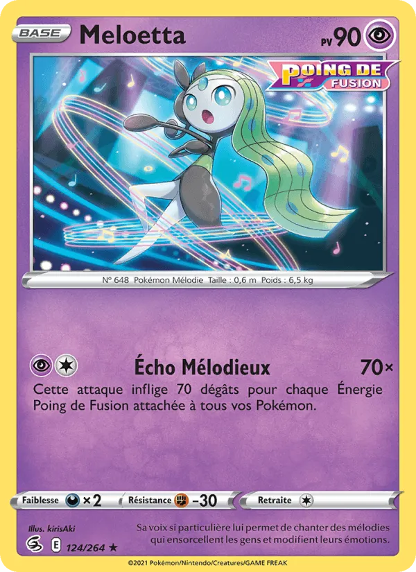 Meloetta · Poing de Fusion 124/264