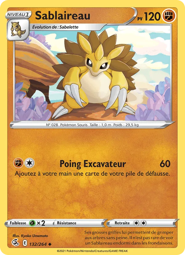 Sablaireau · Poing de Fusion 132/264