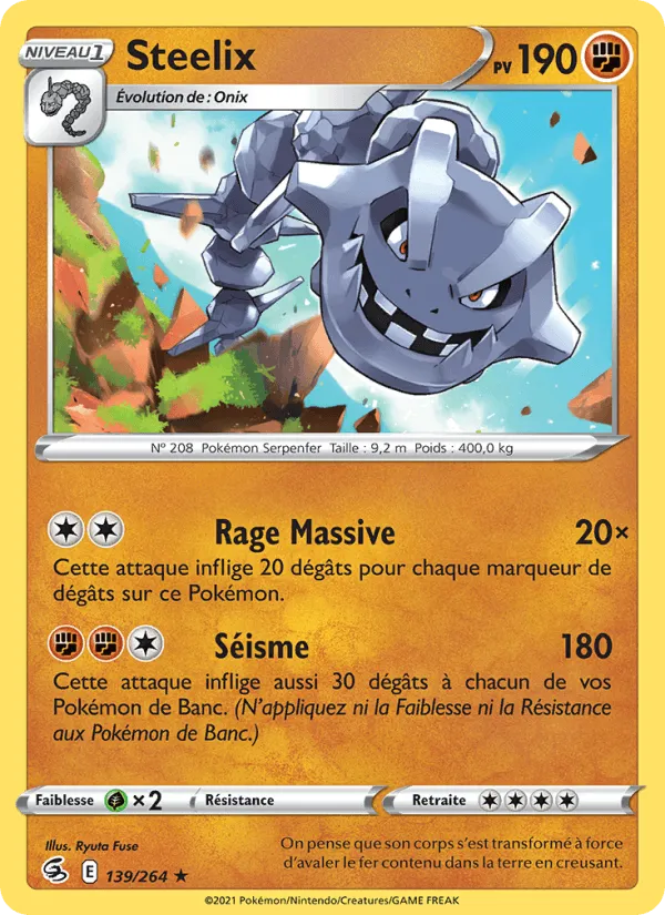 Steelix · Poing de Fusion 139/264