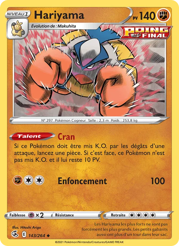 Hariyama · Poing de Fusion 143/264