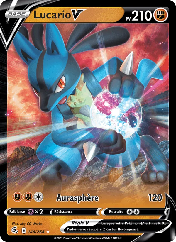 Lucario V · Poing de Fusion 146/264