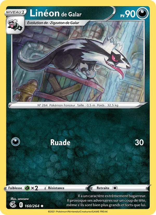 Linéon de Galar · Poing de Fusion 160/264