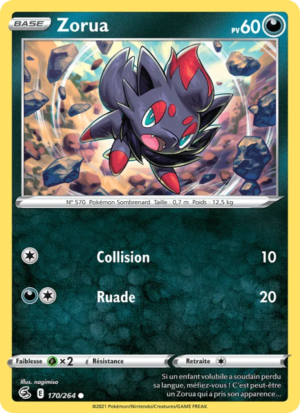 Zorua · Poing de Fusion 170/264