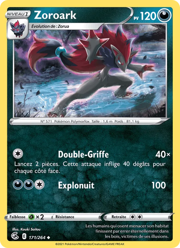 Zoroark · Poing de Fusion 171/264