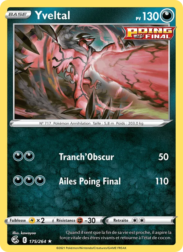 Yveltal · Poing de Fusion 175/264