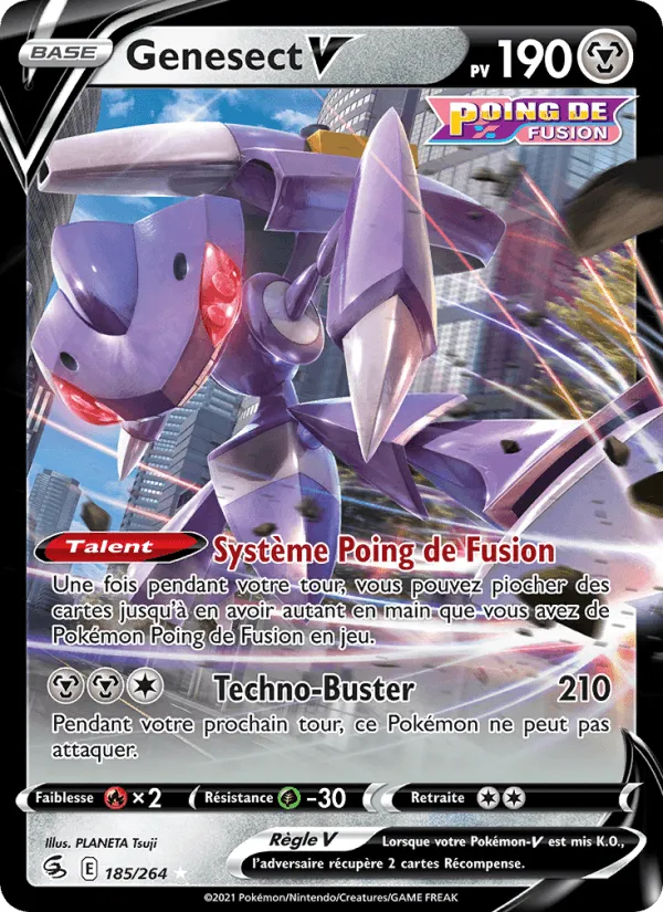 Genesect V · Poing de Fusion 185/264
