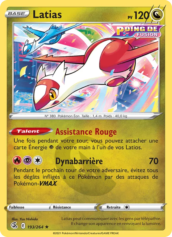 Latias · Poing de Fusion 193/264