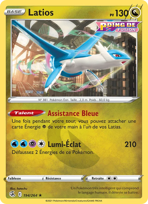 Latios · Poing de Fusion 194/264
