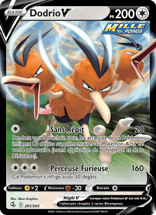 Dodrio V · Poing de Fusion 201/264