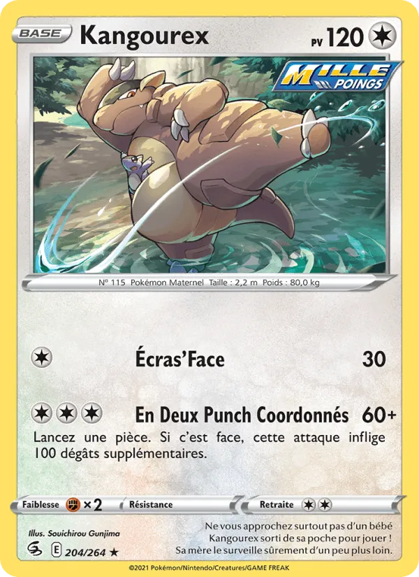 Kangourex · Poing de Fusion 204/264