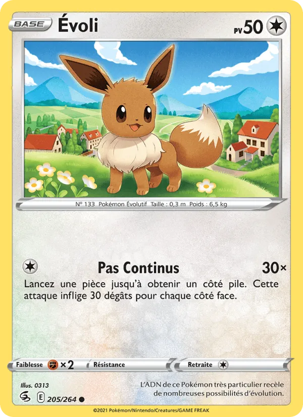 Évoli · Poing de Fusion 205/264