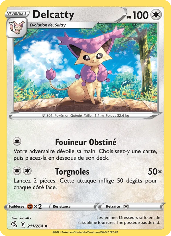 Delcatty · Poing de Fusion 211/264