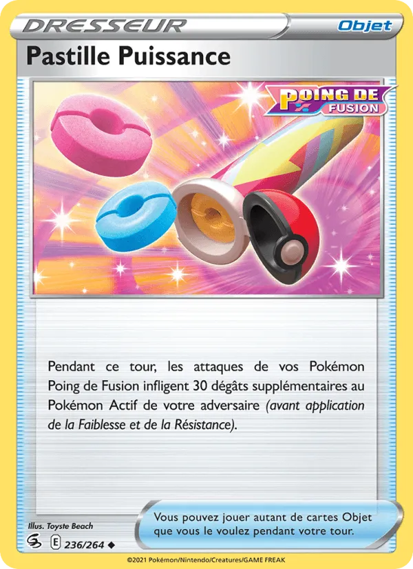 Pastille Puissance · Poing de Fusion 236/264