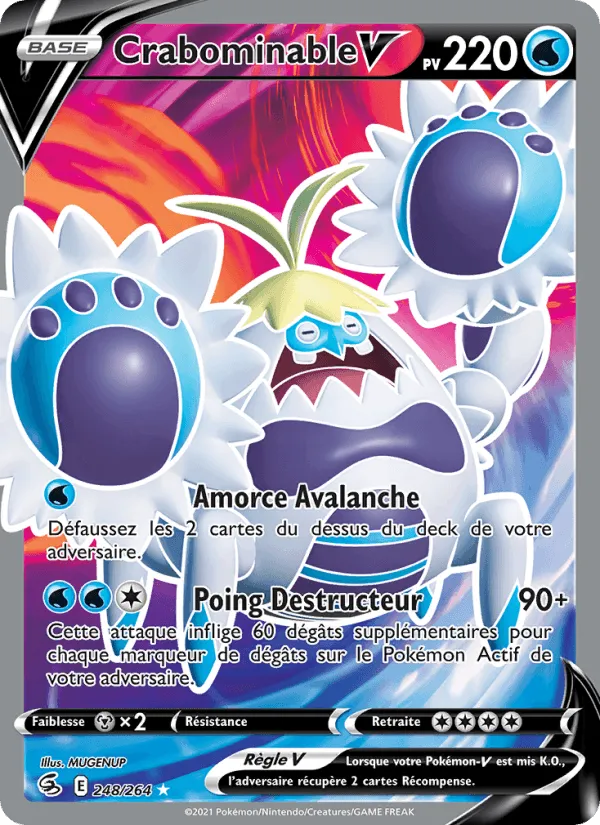 Crabominable V · Poing de Fusion 248/264