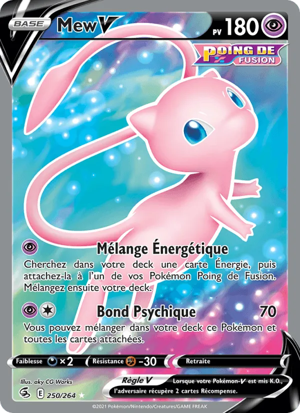 Mew V · Poing de Fusion 250/264