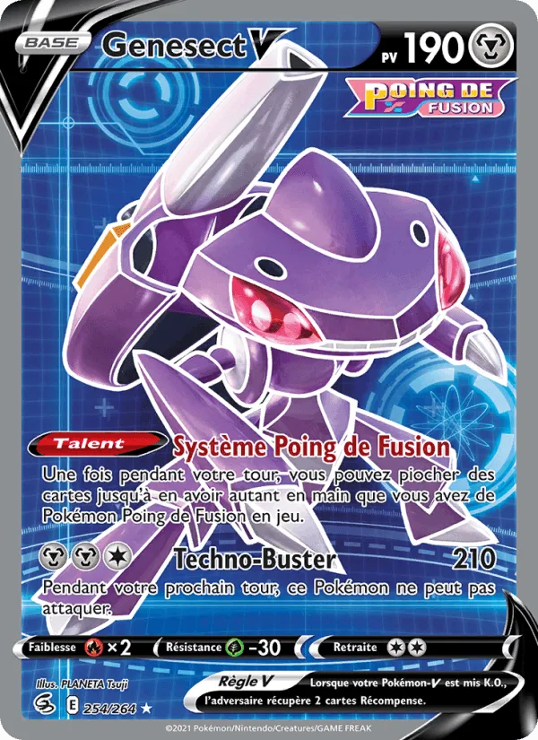 Genesect V · Poing de Fusion 254/264