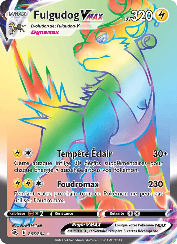 Fulgudog VMAX · Poing de Fusion 267/264