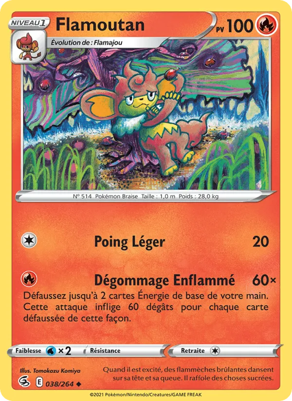 Flamoutan · Poing de Fusion 38/264