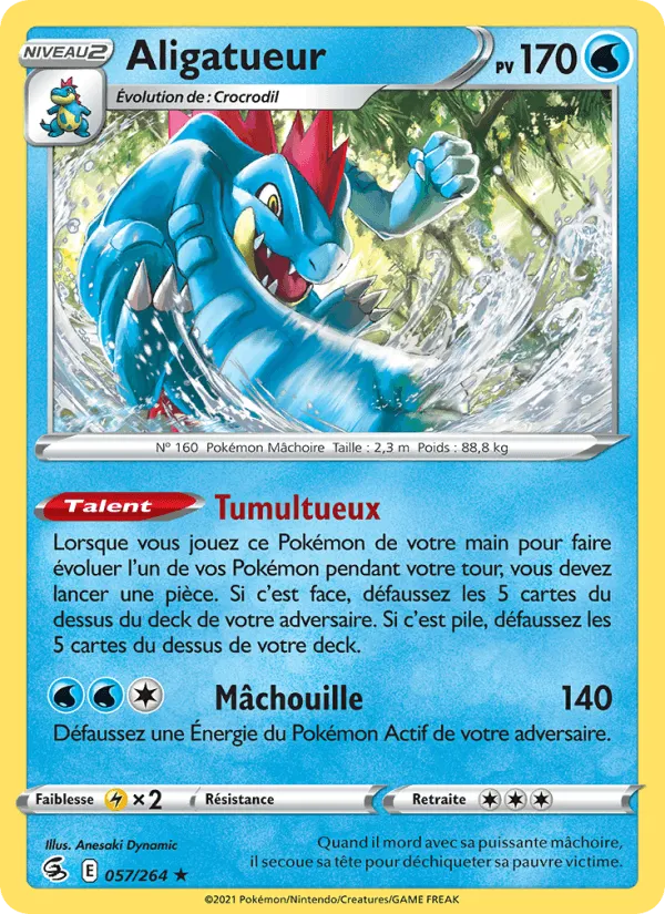 Aligatueur · Poing de Fusion 57/264