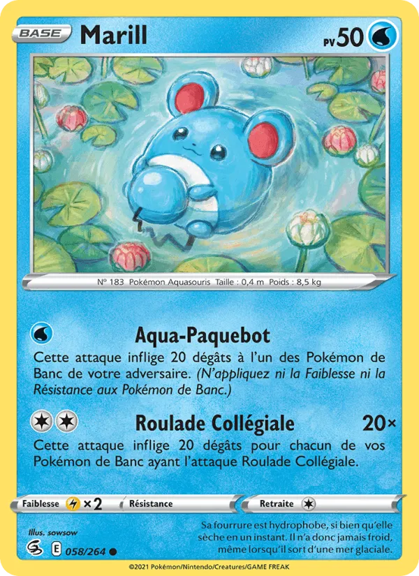 Marill · Poing de Fusion 58/264