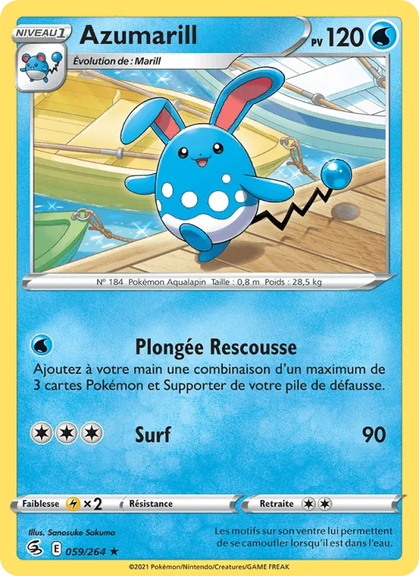 Azumarill · Poing de Fusion 59/264